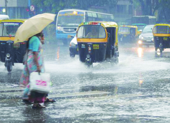 ಶಿವಮೊಗ್ಗ: ಮುಂದುವರಿದ ಧಾರಾಕಾರ ವರ್ಷಧಾರೆ
